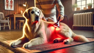 Read more about the article The Benefits of Red Light Therapy for Senior Dogs: A Veterinarian guide 2025