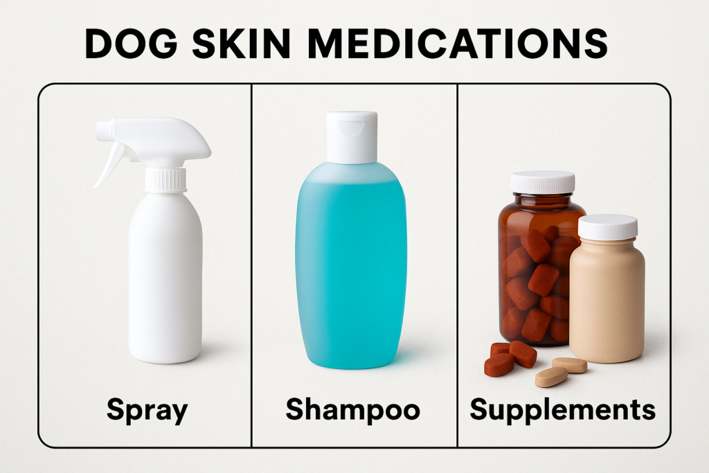 "Treatments for managing common dog skin conditions"


