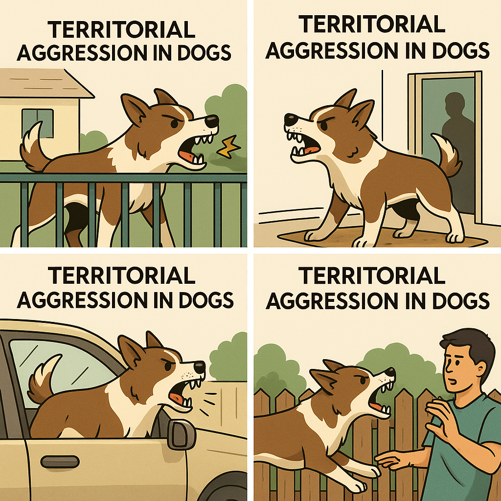 You are currently viewing Territorial Aggression in Dogs. The ultimate vet Guide 2025