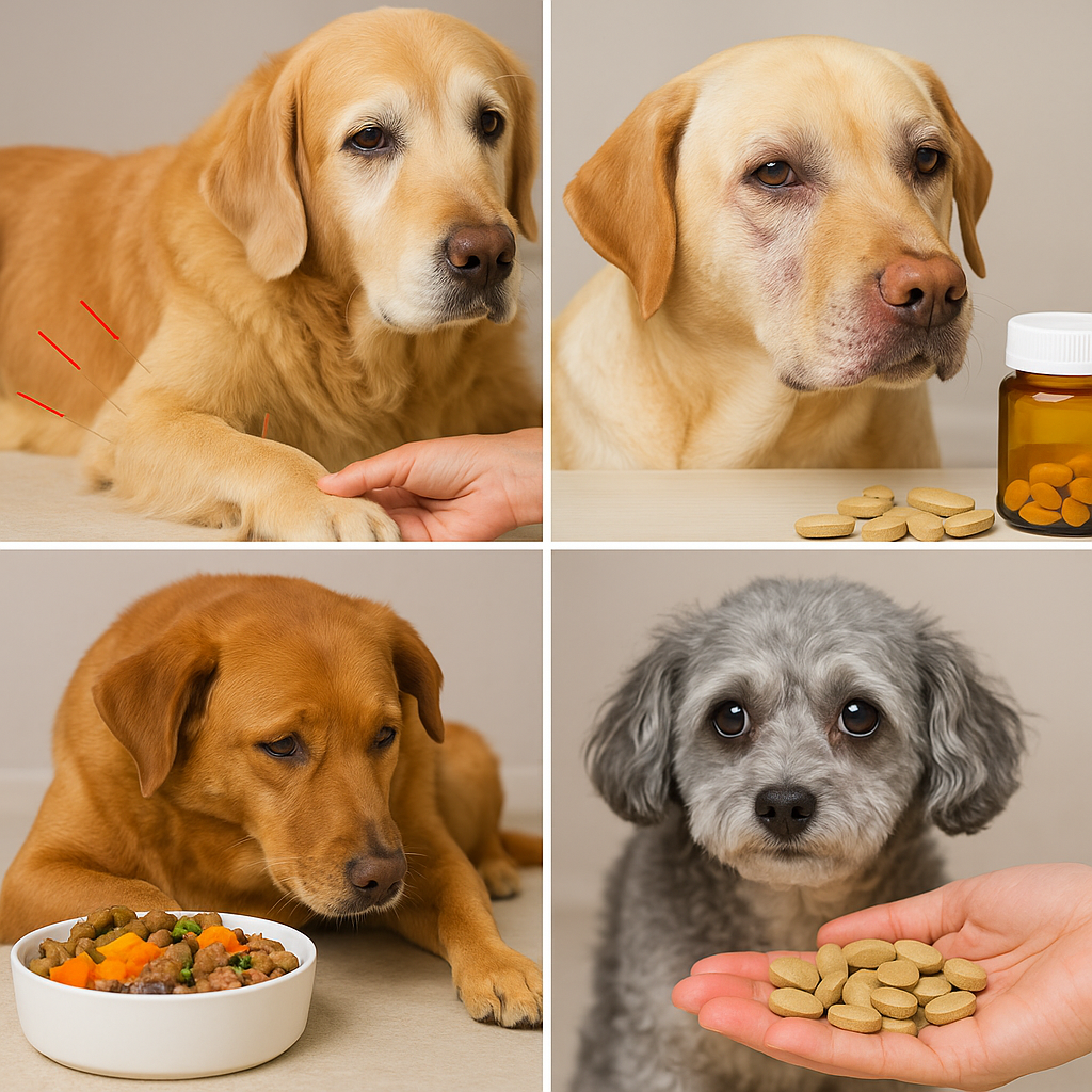 "TCVM for dogs treating arthritis, allergies, and anxiety"