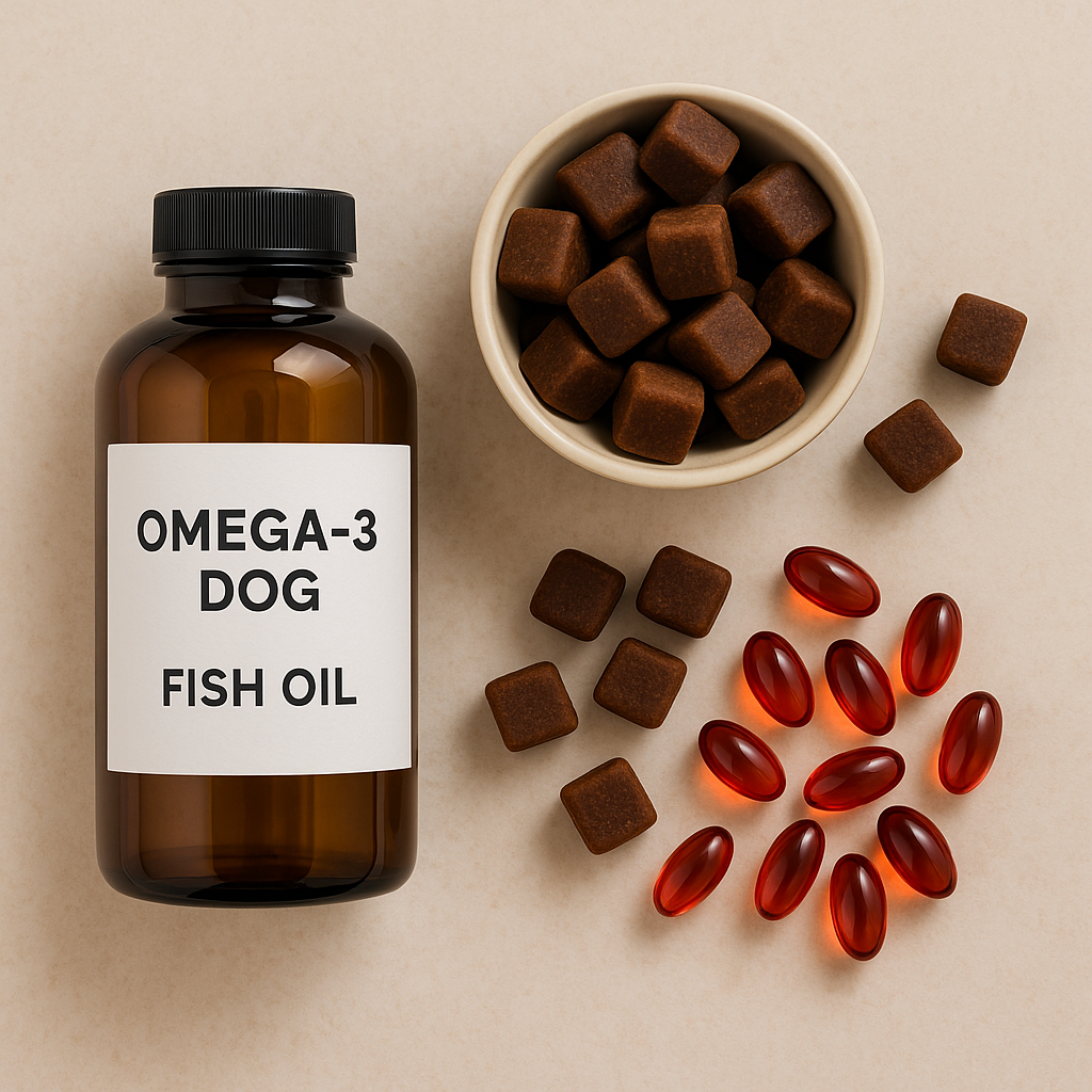 Choosing omega‑3 supplements for dog coat health in different formats