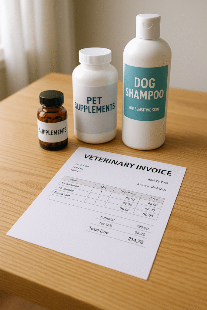 'Home care plan for managing dog dry flaky skin"