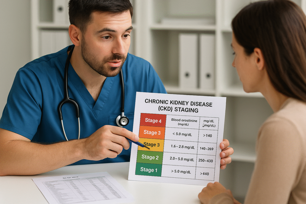 "explaining early diagnosis of chronic kidney disease in dogs with bloodwork"