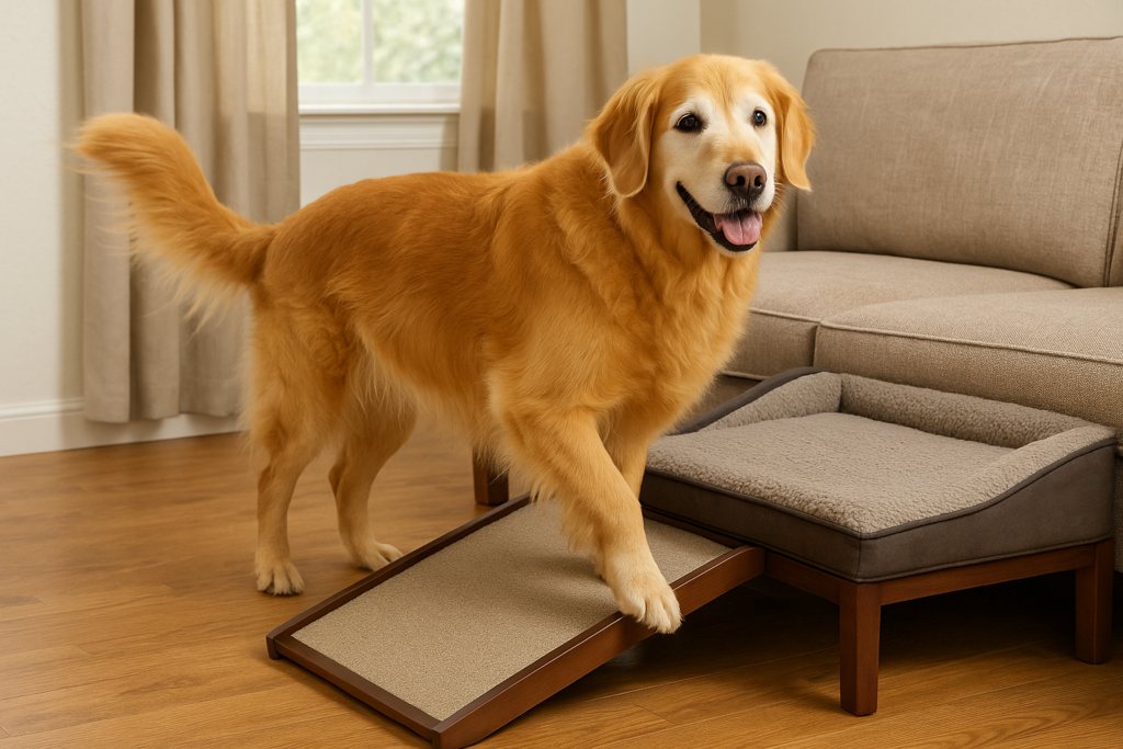 "home modifications for dogs living with canine hip dysplasia"