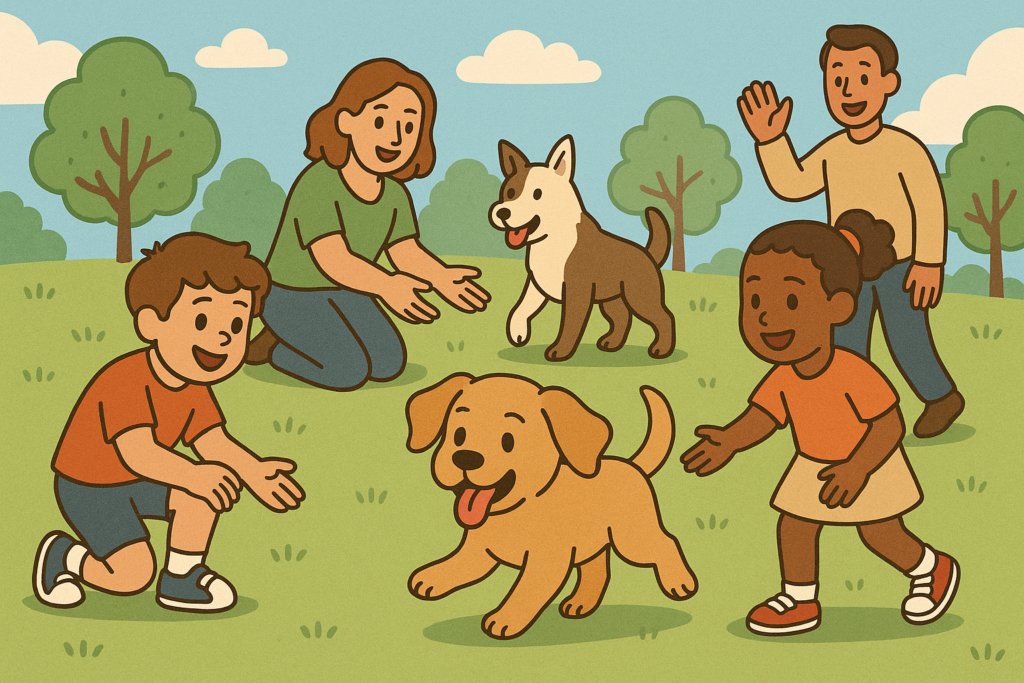 "Veterinarian advising pet owner on managing dog anxiety with medications and behavior plans"