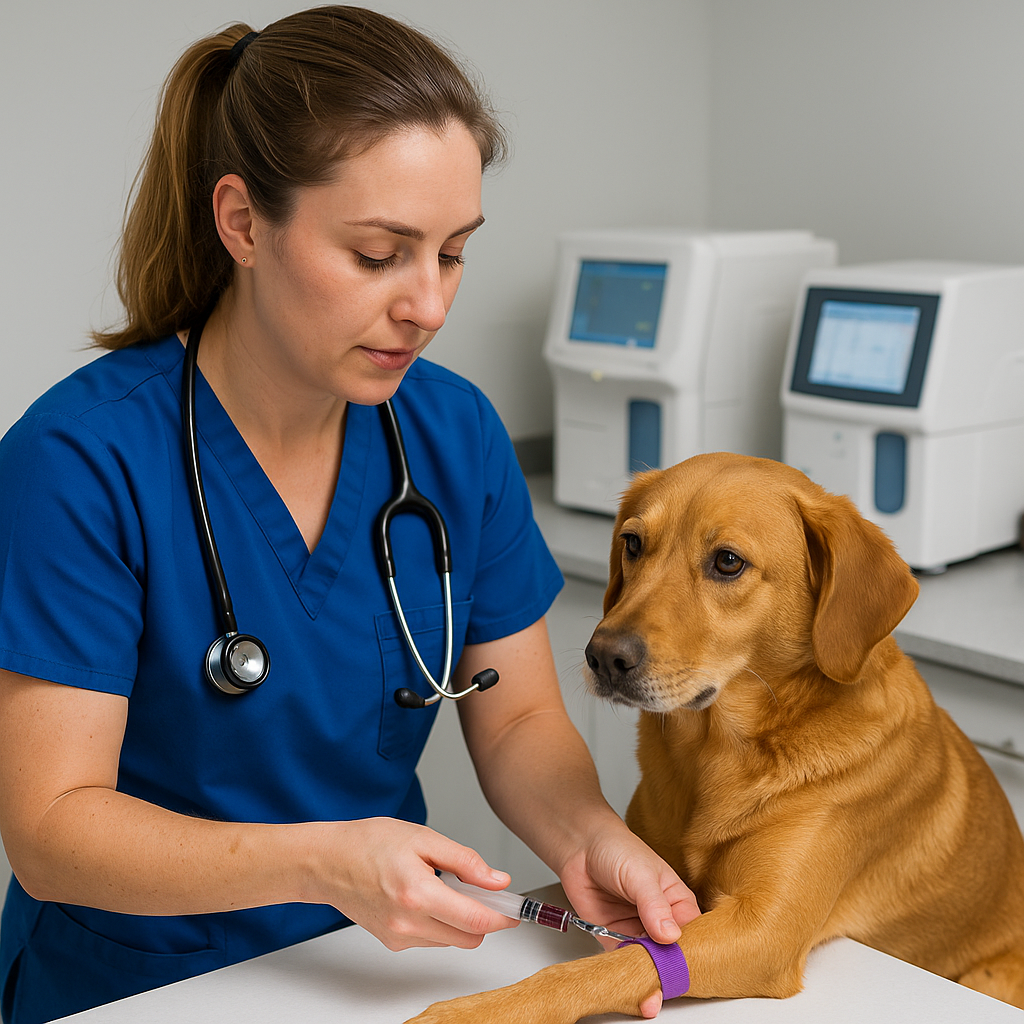 "ACTH testing process for diagnosing Cushing Disease in Dogs"