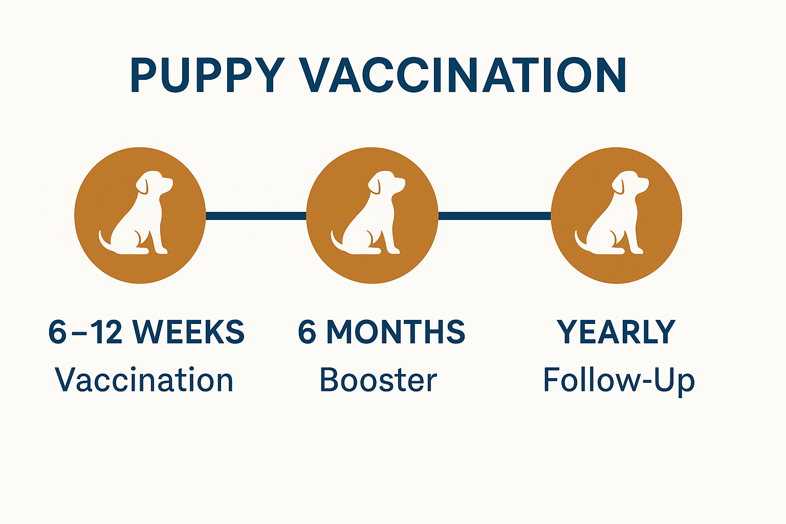 "Leptospirosis vaccination timeline for puppies and adults"