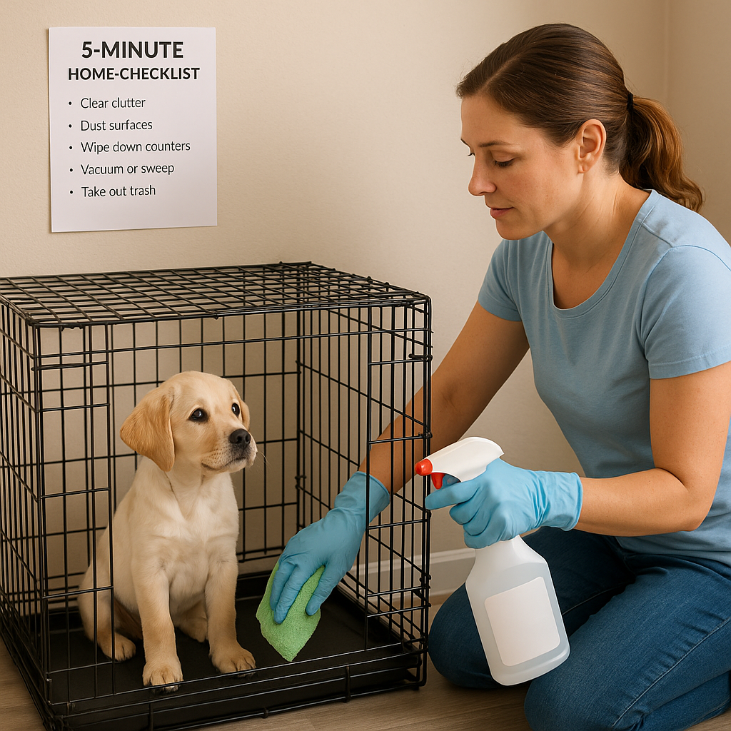"preventing canine parvovirus threat 2025 with home hygiene and vaccination checklist"