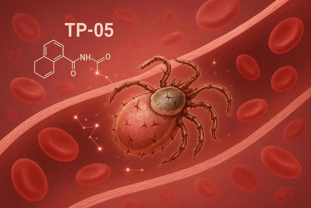 "TP-05 concept image – future treatment to prevent Lyme disease in dogs"
