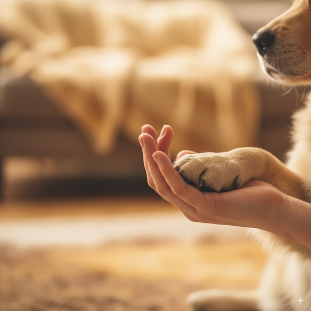 "A symbol of the strong bond between a person and their pet, a final thought on choosing the best dog breeds for apartments."