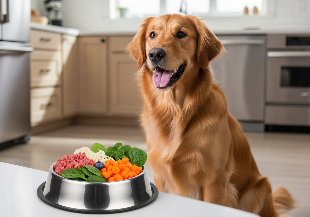 You are currently viewing Raw Food Diet for Dogs: The Best 2025 Vet-Reviewed Guide