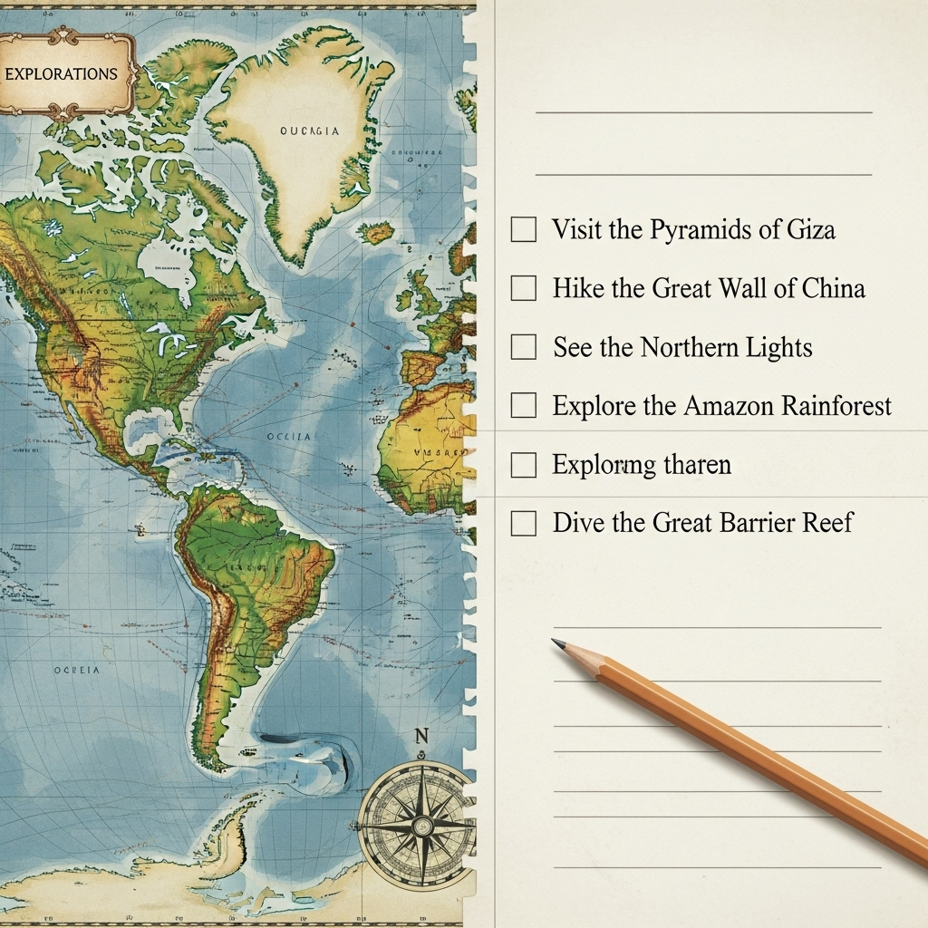 A checklist and world map symbolizing the detailed planning needed for international dog travel.