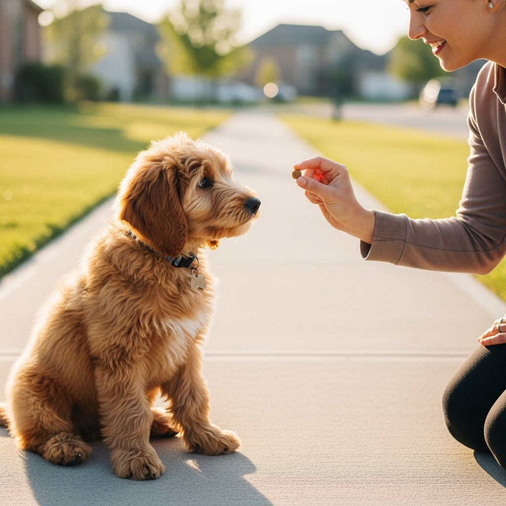 "Overcoming a common hurdle when leash training your puppy: a pup that stops walking"